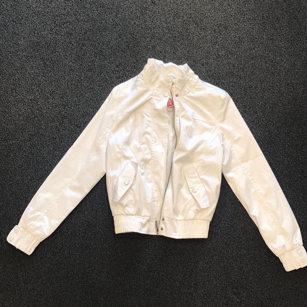 Dollhouse White Bomber Jacket
